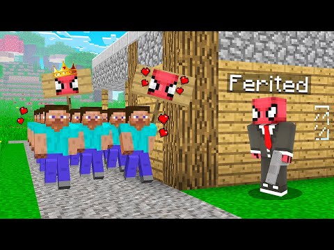 FERİTED HAYRAN KÖYÜNE GİTTİM ❤️ - Minecraft