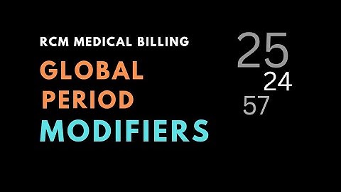 MODIFIERs  in global period of rcm medical billing  | MBOutsource | Pratik Gujar