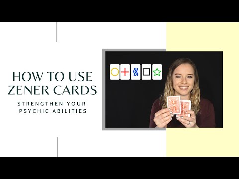 How to Use the Zener Cards to Strengthen Your Psychic Abilities