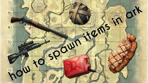 Ark Survival Evolved: Item spawning tutorial (super easy)