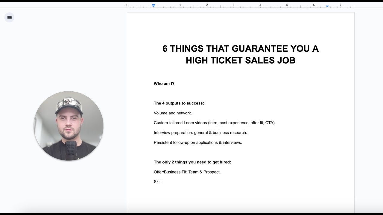 The only 6 things that matter to land a remote sales job