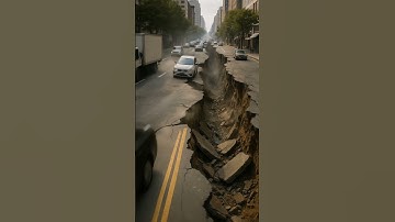 Massive Earthquake Splits Highway in Seconds!