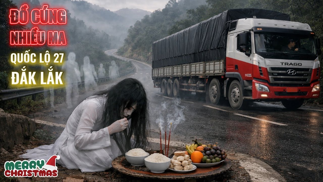 Đồ Cúng Nhiều Ma Trên Quốc Lộ 27 Đắk Lắk, Đoàn Quân Ma Hành Quân: Truyện Ma Tài Xế Đường Dài