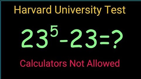 Harvard University Interview Tricks | Tough Admission Question Solved Step by Step