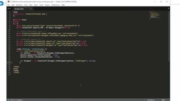PHP Reporting Tool: Add Designer with Blank Report - [Shot on version 2016.1]
