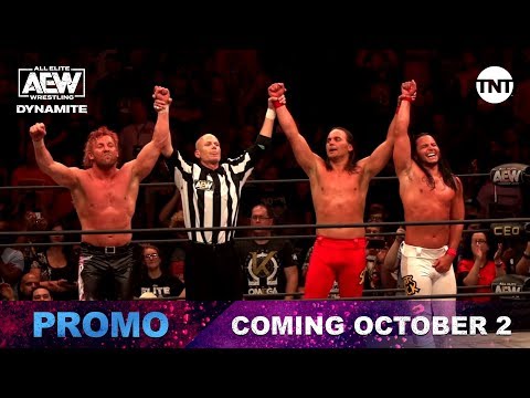 All Elite Wrestling is coming to TNT on October 2nd