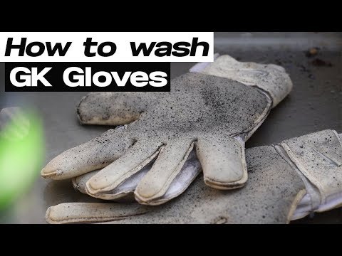 Como lavar luvas de goleiro I Torwarthandschuhe waschen