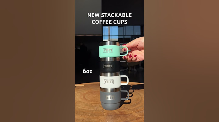 Coffee cups that stack above the rest #YETI