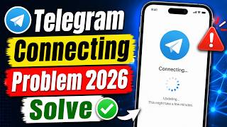 Telegram App Nahi Chal Raha Hai 🚫 | Telegram Connecting Problem 2026 | Telegram Message Send Problem