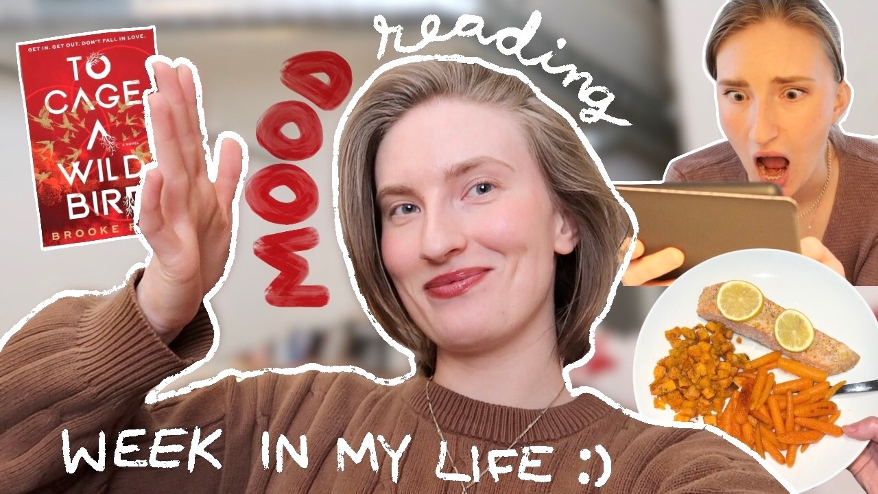 Mood Reading Week in My Life 💐 | did i find a new 5 ⭐️??