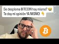 Se desploma Bitcoin?? Te doy mi ANÁLISIS YA MISMO! 🔥🚀👇