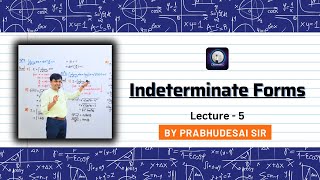 Indeterminate Forms Lecture 5 | Advanced Limits Techniques | Engineering Mathematics