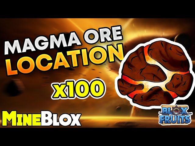 How to get magma ore Blox Fruits 2023 - PROJAKER