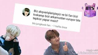 BTS Tepkiler #2 Bir Fan Seni Kıskanıp Arkandan Vuruyor...