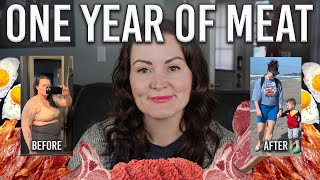 1 YEAR Carnivore Diet Results: Weight Loss, DEXA, Blood Glucose, Year in Review