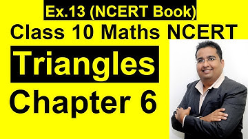 Chapter 6 Triangles Example 13 Class 10 Maths NCERT
