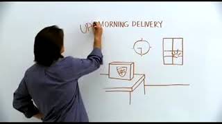 UPS Whiteboard   Early AM Delivery