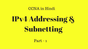 CCNA in Hindi - IP Addressing and Subnetting Part 1  - Seven Layer Technologies Lucknow