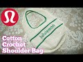 Lululemon Cotton Crochet Shoulder Bag 7L Lululemon Cotton Crochet Shoulder Bag 7L