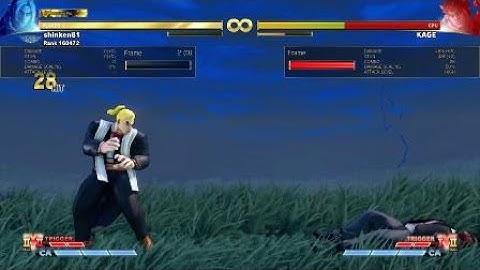 STREET FIGHTER V CE Ken cool v-skill 2 v-trigger 2 combo