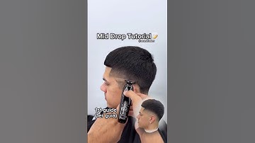 Mid Drop Fade Tutorial 💈✨ POV Barber Haircut 💇🏻‍♂️ STEP-BY-STEP 📚