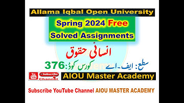 AIOU Code 376 Solved Assignment 1.2.3.4 Semester SPRING 2024|| Subject CRIMINOLOGY