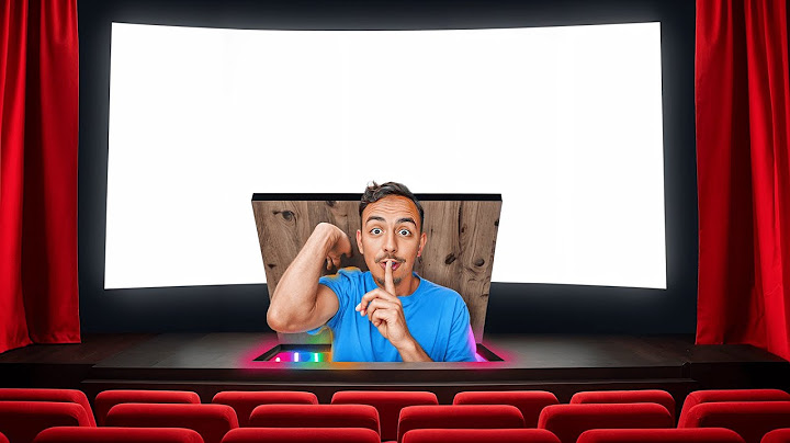 GIANT HIDE AND SEEK in a CINEMA!
