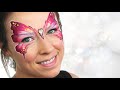 Onestroke butterfly face painting tutorial  ashlea henson