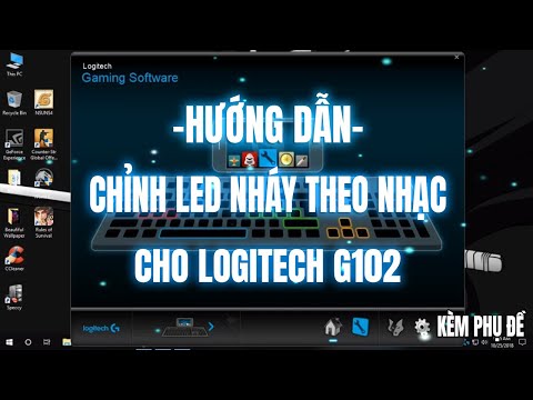 ► Hướng Dẫn Chỉnh Led Nháy Theo Nhạc Cho Logitech G102 ( Kèm Theo Phụ Đề Nhé ) ✔