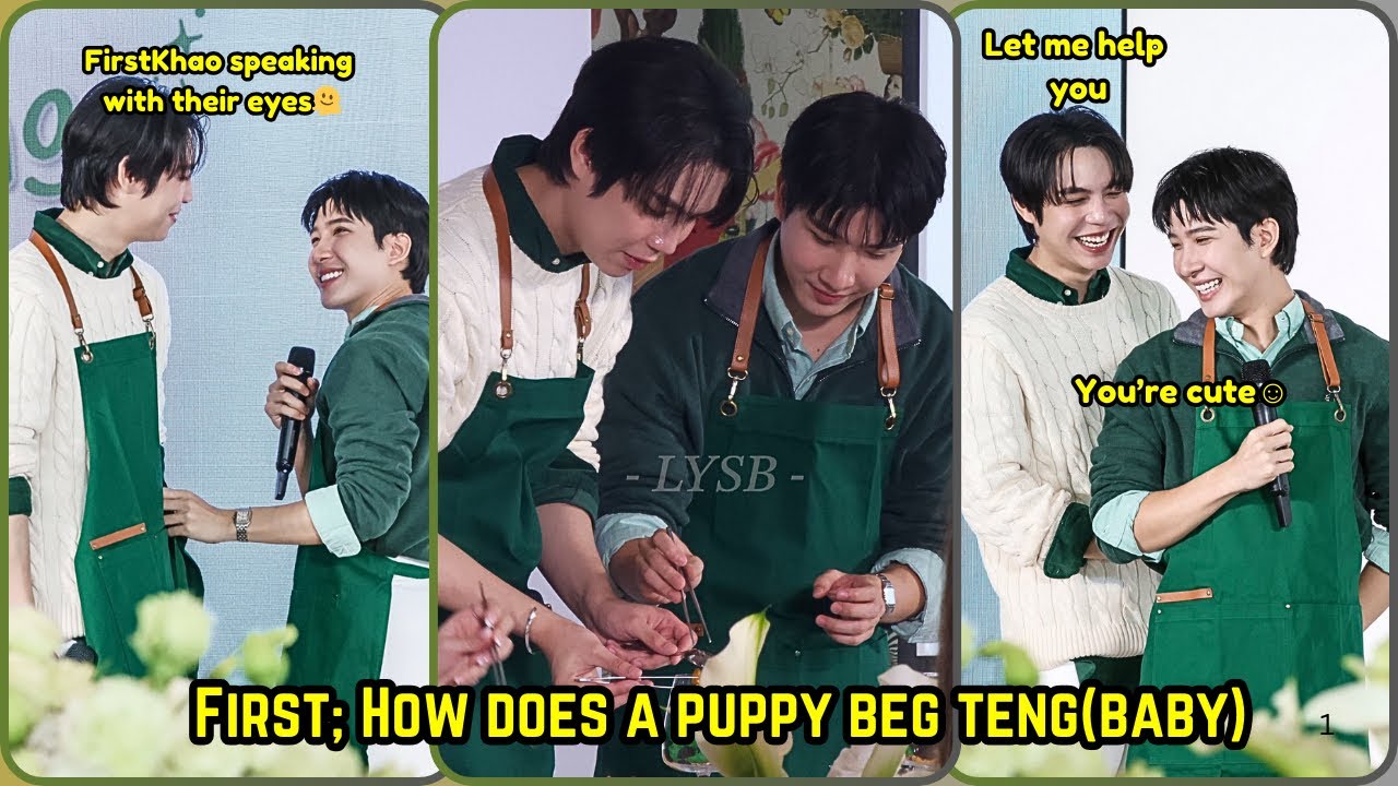 First’s Sweet New Habit of Calling Khaotung “Teng” / FirstKhaotung Says Stay Tune For 2025 Lineup