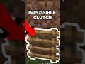 Can I Do the Impossible Clutch? #games #minecraft #gaming #videogames