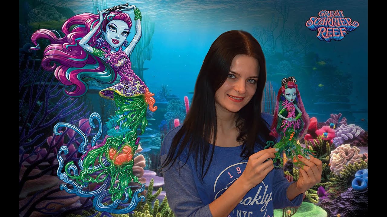 Monster High Posea Reef обзор на русском