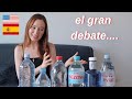 El agua tiene sabor?? Prueba de degustación de agua embotellada en España (y agua de canarias!!!)