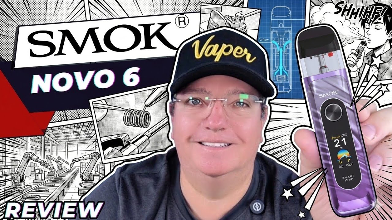 SMOK NOVO 6 - LANÇAMENTO E MAIS NOVIDADES !!