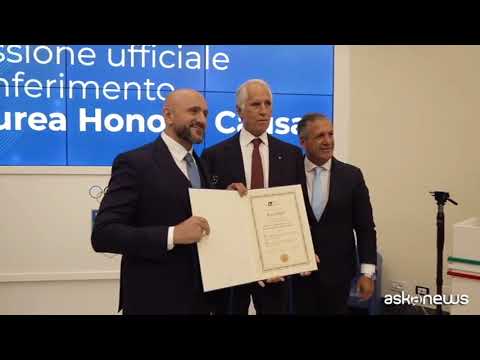 Video Coni, conferite lauree honoris causa a Buonfiglio e Malagò