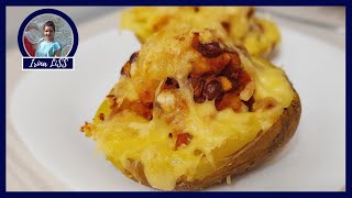 КАК ВКУСНО ЗАПЕЧЬ КАРТОШКУ Фаршированный картофель под сыром в духовке рецепт Baked Potato