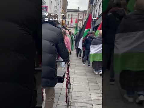 Irlandês de 90 anos caminha por todo o país em solidariedade a Gaza