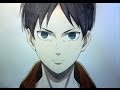 進撃の巨人のエレン・イェーガーを手書きで描いてみた! I drew Eren of Attack on Titan
