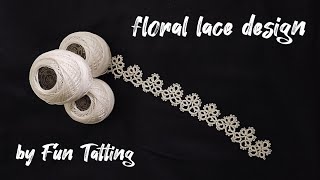 Floral lace design | Step to step guide