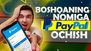 O'zbekistonda PayPal ochish 2023 yilda  |  Rus-USA nomeriga paypal ochish