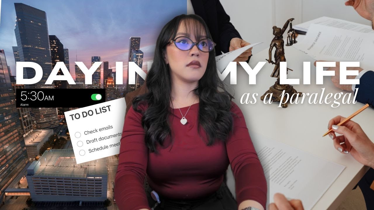 DAY IN MY LIFE AS A PARALEGAL⚖️ | Productive 9-5 Work Vlog + Tips, Tricks & Advice!