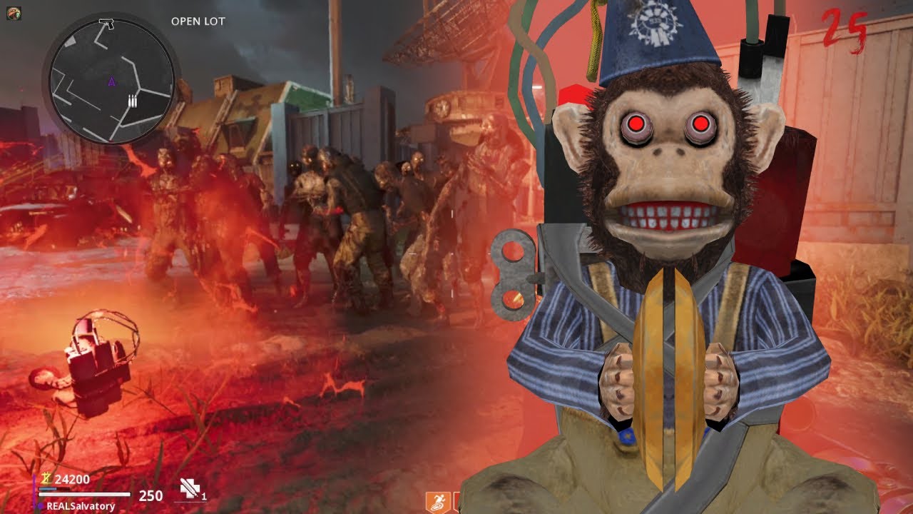 *EASY* UPGRADED MONKEY BOMB EASTER EGG IN FIREBASE Z (Cold War Zombies)