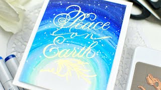 DIY Christmas Card Designs & Spellbinders Glimmer Plates