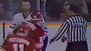 Charlie Bourgeois vs Dave Semenko Apr 18, 1984