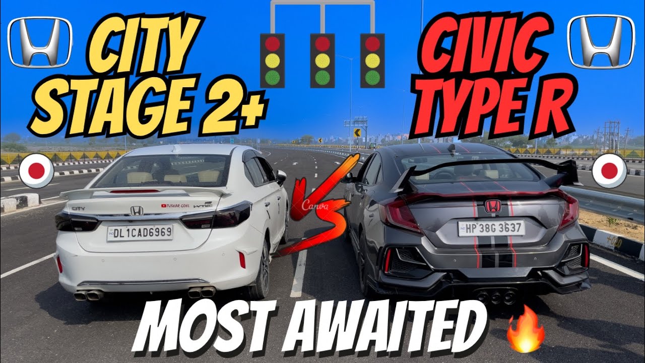 Honda Civic VS Honda City | vtec VS dtec | honda fanboys must watch ...