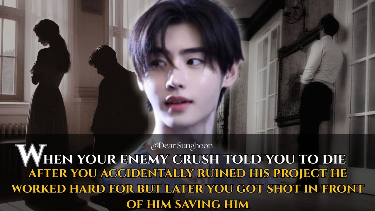 When your enemy crush told you to die after you accidentally ruined his project but  - Sunghoon ff