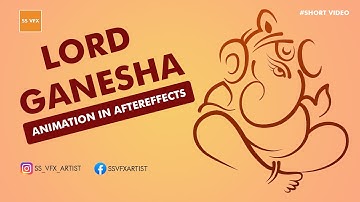 🙏Lord Ganesha🙏 Animation in Aftereffects ❤️