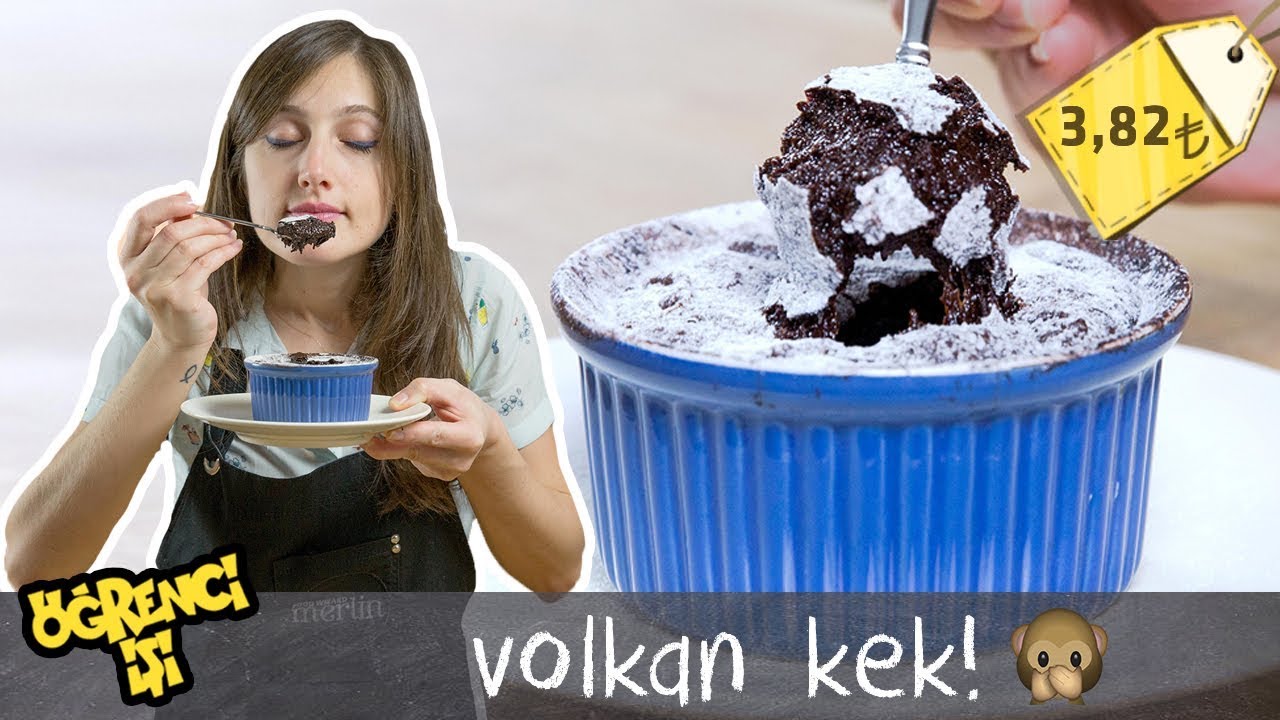 Volkan Kek nasıl YAPILMAZ =)) Merlin Mutfakta Yemek Tarifleri YouTube