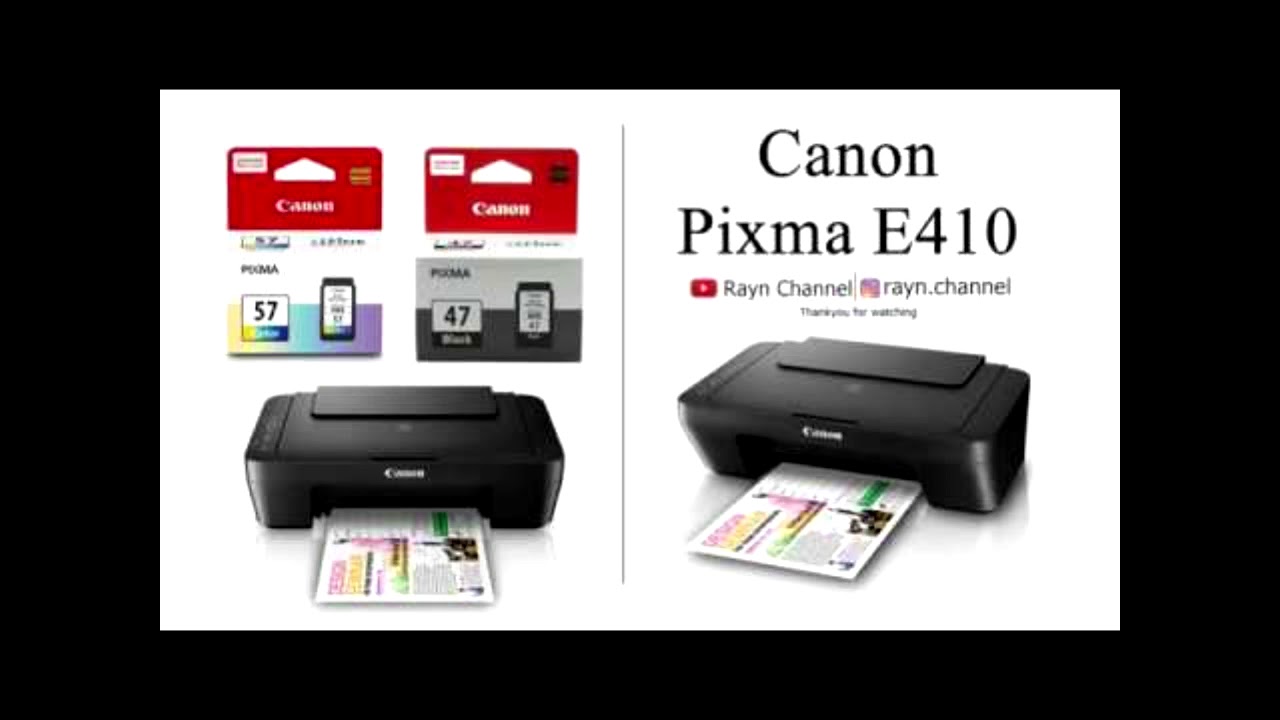 CANON PIXMA E410 DRIVER DOWNLOAD - YouTube