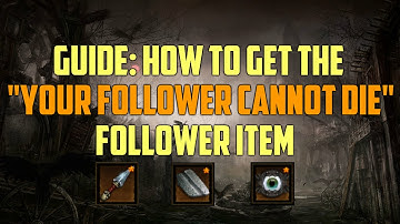 Diablo 3: How to get the "Your Follower Cannot Die" Legendary Affix